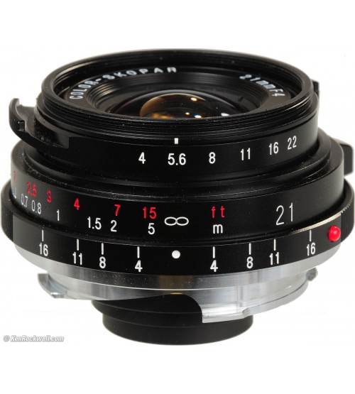 Voigtlander For Leica M Color-Skopar 21mm f/4.0 P Pancake Lens
